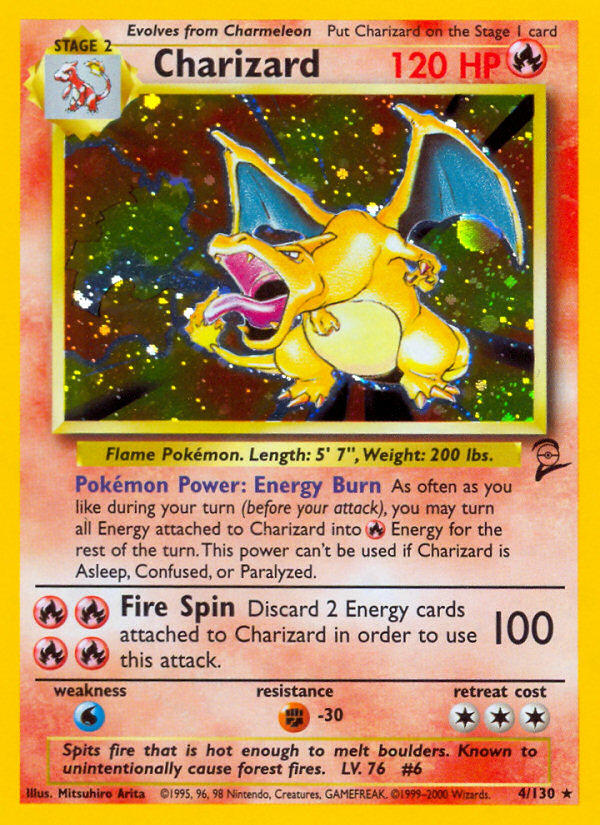 Charizard (4/130) [Base Set 2] | Gam3 Escape