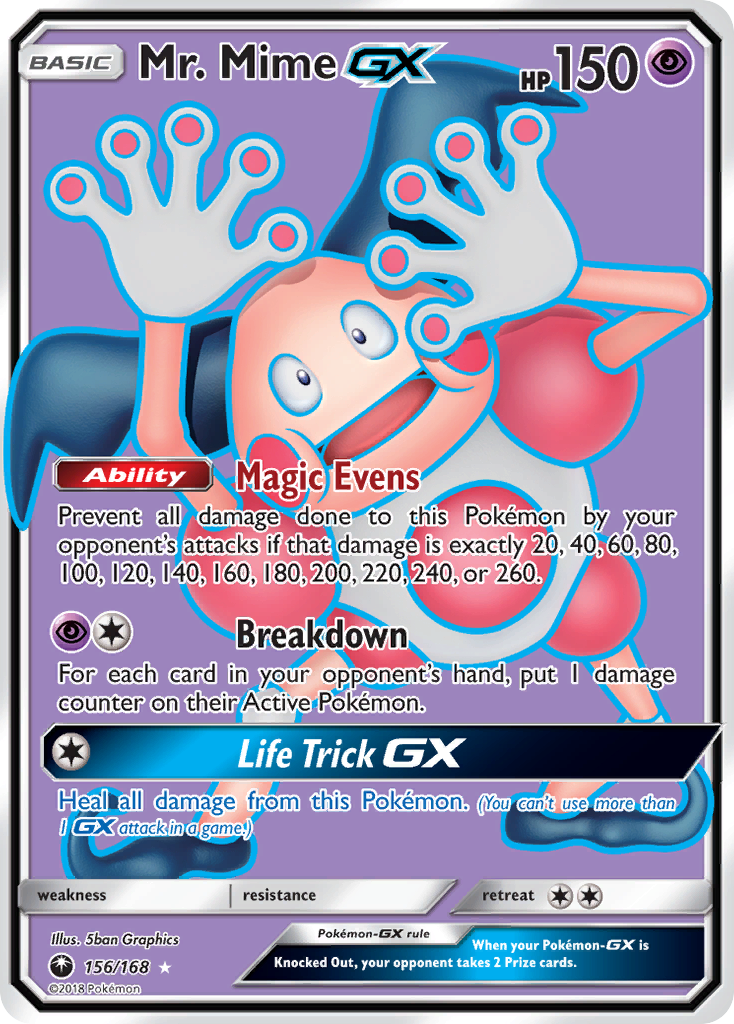 Mr. Mime GX (156/168) [Sun & Moon: Celestial Storm] | Gam3 Escape