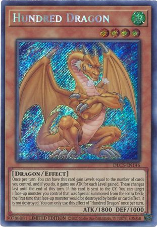 Hundred Dragon [DLCS-EN146] Secret Rare | Gam3 Escape