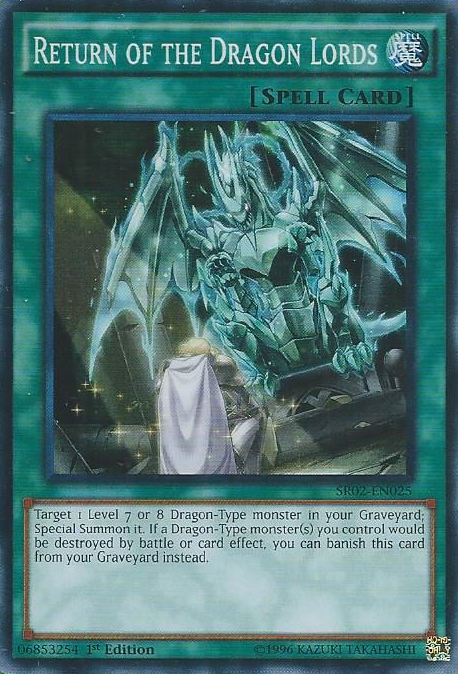 Return of the Dragon Lords [SR02-EN025] Super Rare | Gam3 Escape