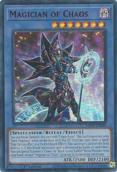 Magician of Chaos (Red) [LDS3-EN089] Ultra Rare | Gam3 Escape