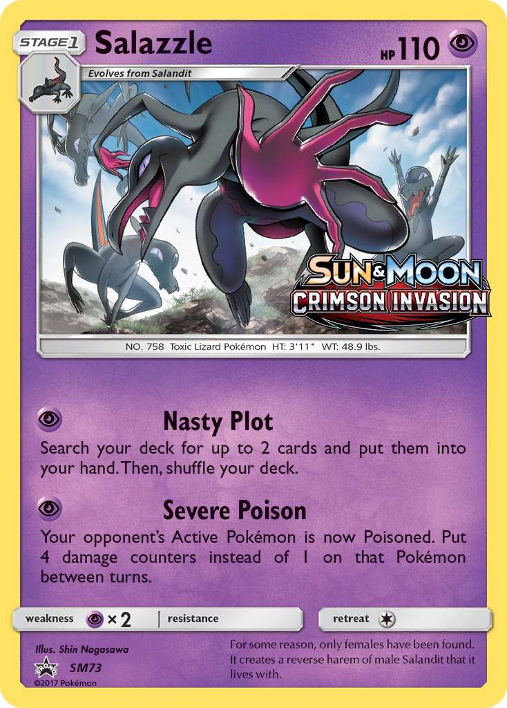 Salazzle (SM73) [Sun & Moon: Black Star Promos] | Gam3 Escape