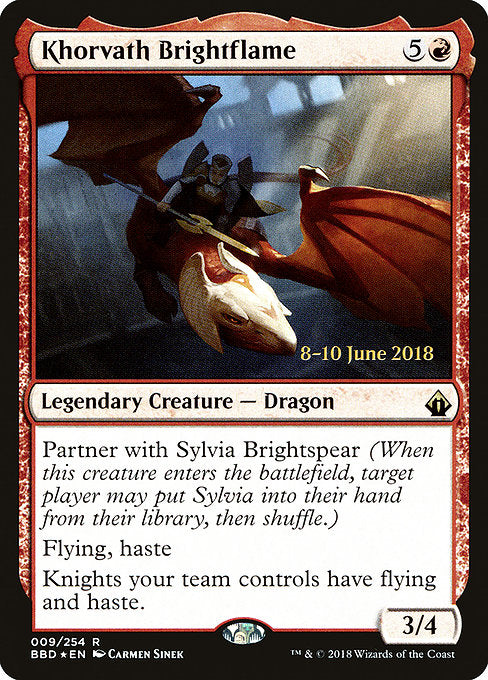 Khorvath Brightflame [Battlebond Promos] | Gam3 Escape