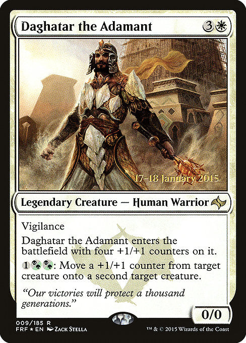 Daghatar the Adamant [Fate Reforged Promos] | Gam3 Escape