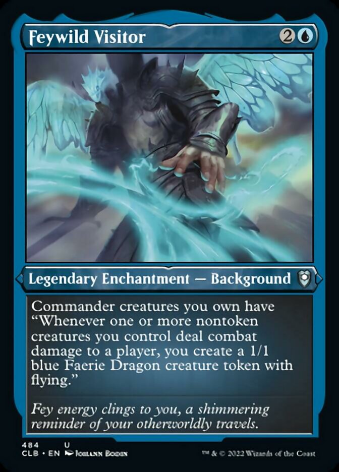 Feywild Visitor (Foil Etched) [Commander Legends: Battle for Baldur's Gate] | Gam3 Escape