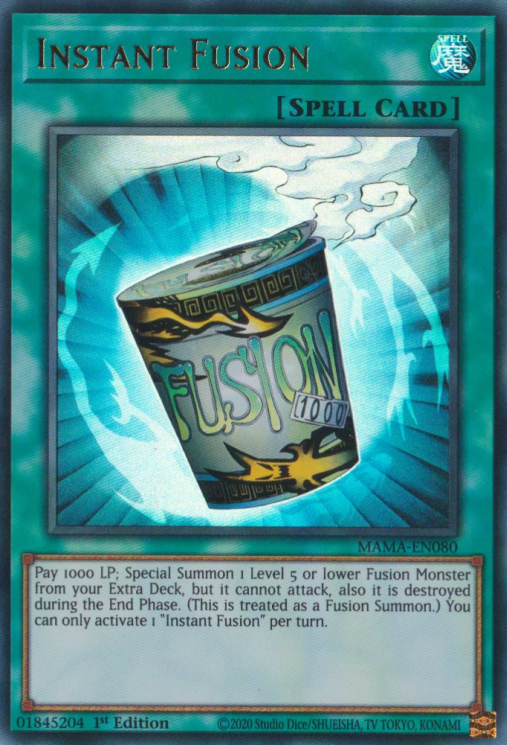 Instant Fusion [MAMA-EN080] Ultra Rare | Gam3 Escape