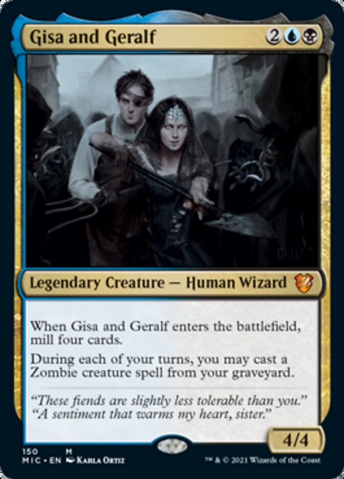 Gisa and Geralf [Innistrad: Midnight Hunt Commander] | Gam3 Escape