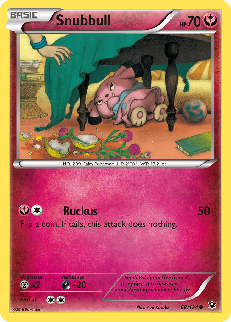 Snubbull (68/124) [XY: Fates Collide] | Gam3 Escape