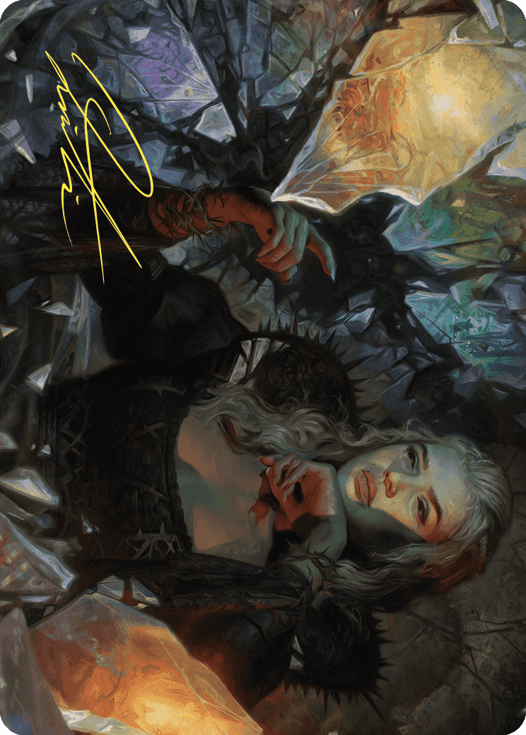 Prophetic Prism Art Card (Gold-Stamped Signature) [Wilds of Eldraine Art Series] | Gam3 Escape