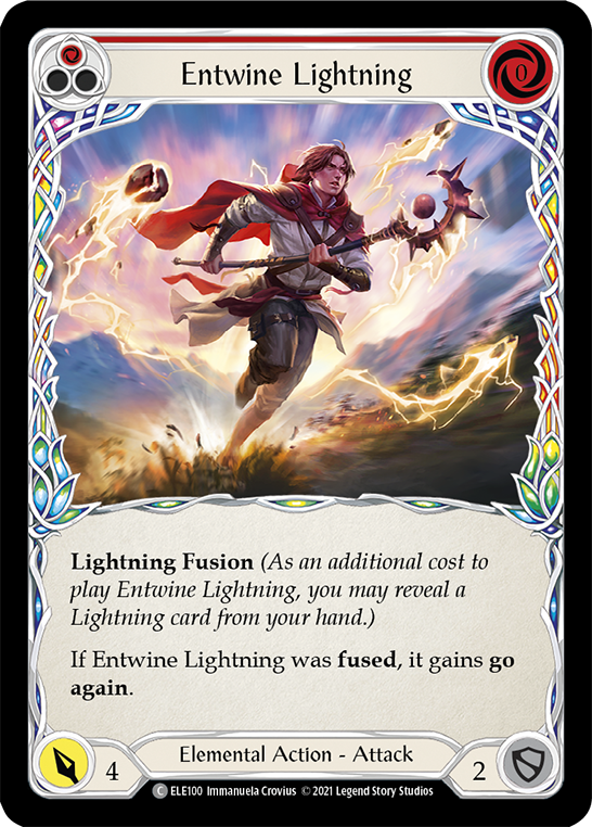 Entwine Lightning (Red) [ELE100] (Tales of Aria)  1st Edition Normal | Gam3 Escape