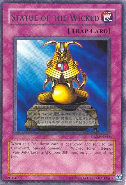 Statue of the Wicked [DB2-EN243] Rare | Gam3 Escape