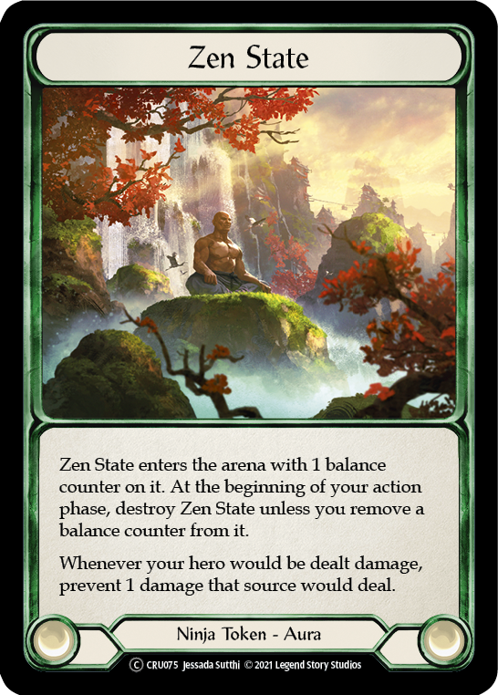 Zen State (Rainbow Foil) [CRU075-RF] Unlimited Rainbow Foil | Gam3 Escape