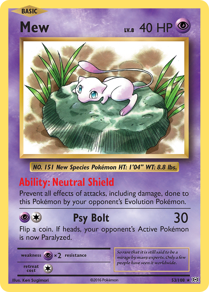 Mew (53/108) [XY: Evolutions] | Gam3 Escape