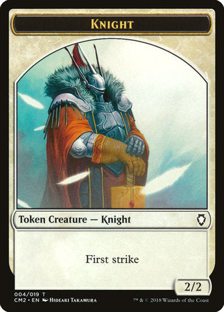 Knight Token [Commander Anthology Volume II Tokens] | Gam3 Escape