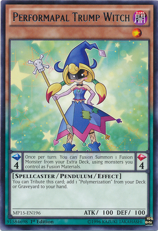 Performapal Trump Witch [MP15-EN196] Rare | Gam3 Escape