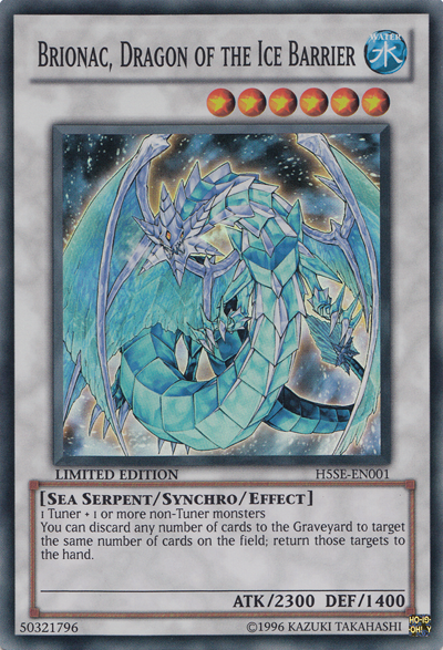 Brionac, Dragon of the Ice Barrier [H5SE-EN001] Super Rare | Gam3 Escape