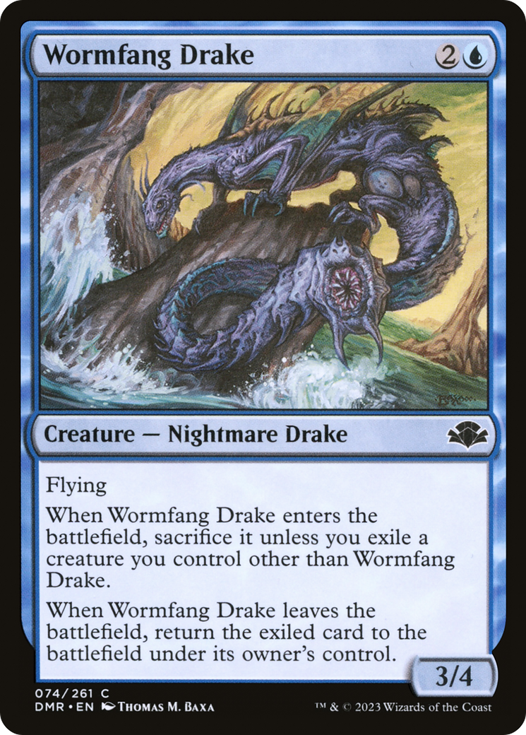 Wormfang Drake [Dominaria Remastered] | Gam3 Escape