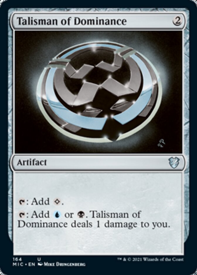 Talisman of Dominance [Innistrad: Midnight Hunt Commander] | Gam3 Escape