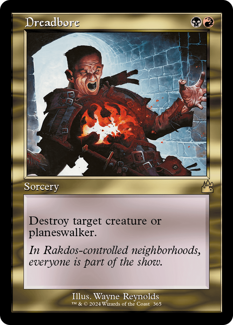 Dreadbore (Retro Frame) [Ravnica Remastered] | Gam3 Escape