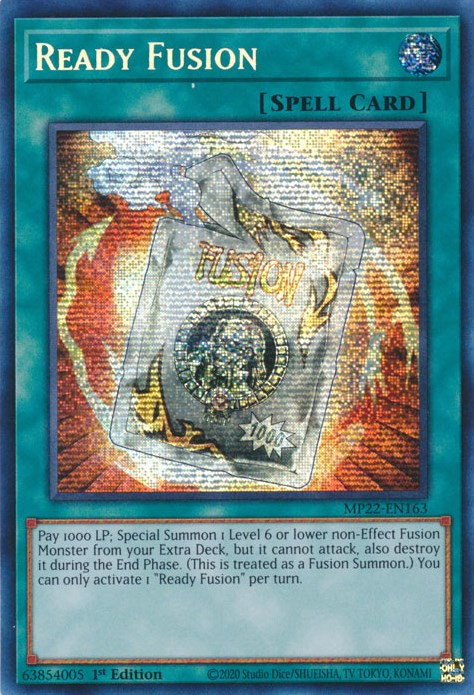 Ready Fusion [MP22-EN163] Prismatic Secret Rare | Gam3 Escape