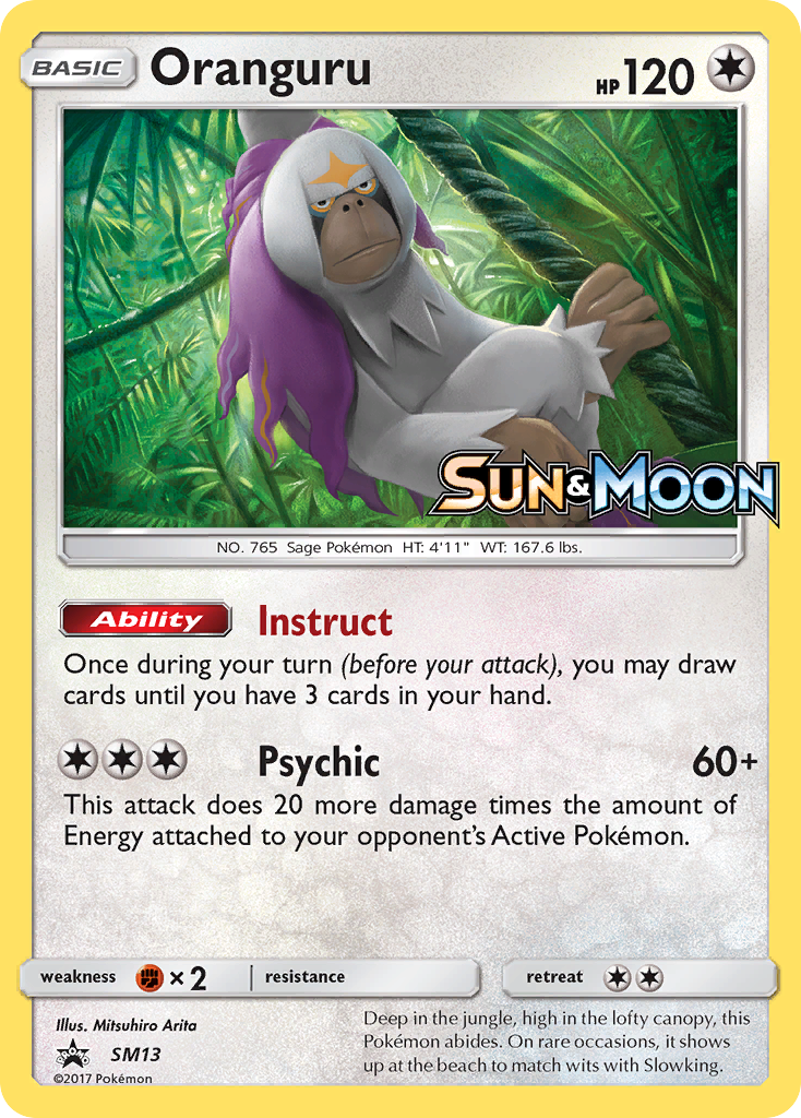 Oranguru (SM13) [Sun & Moon: Black Star Promos] | Gam3 Escape