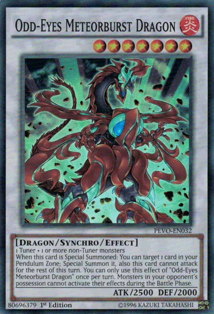 Odd-Eyes Meteorburst Dragon [PEVO-EN032] Super Rare | Gam3 Escape