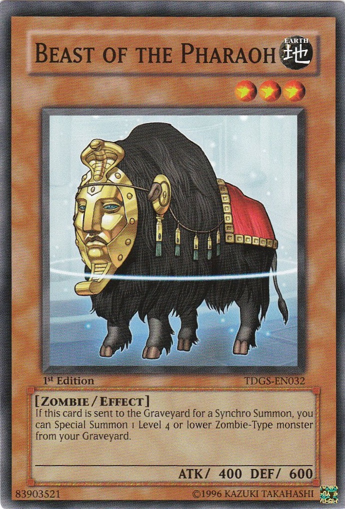 Beast of the Pharaoh [TDGS-EN032] Common | Gam3 Escape