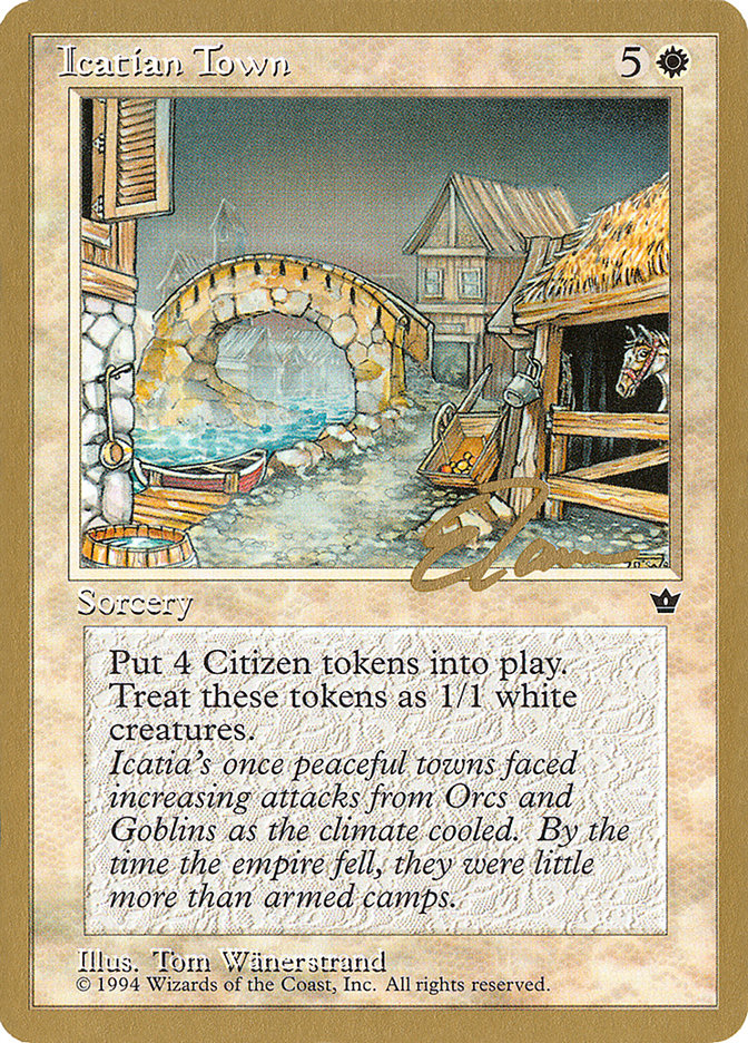 Icatian Town (Eric Tam) [Pro Tour Collector Set] | Gam3 Escape