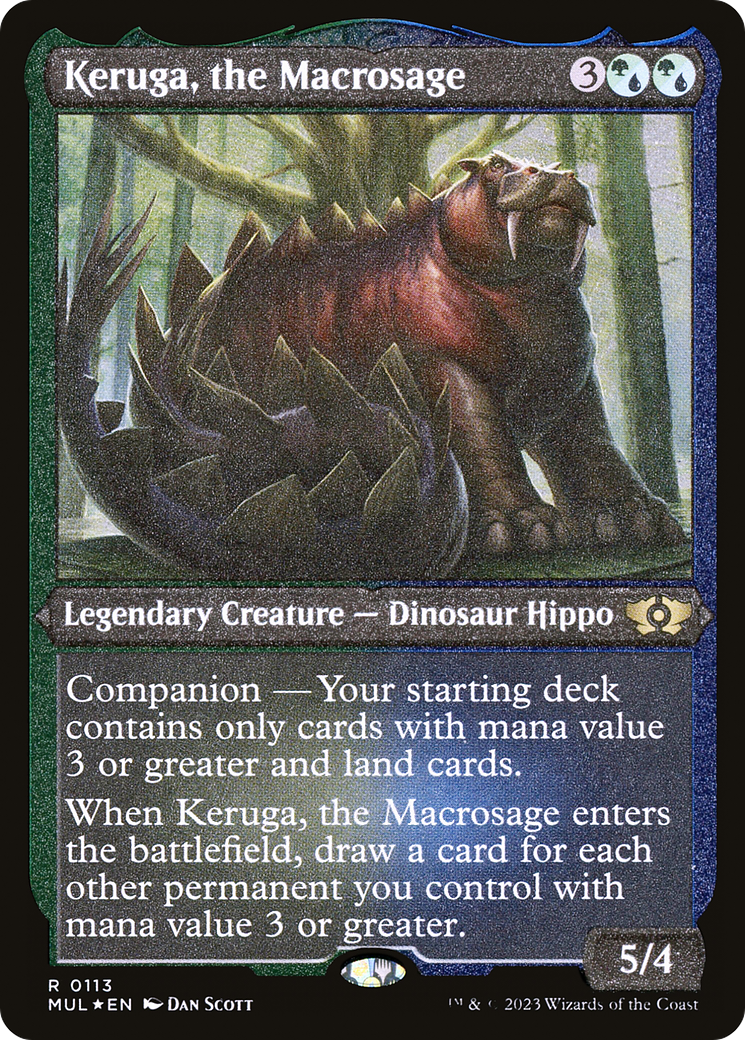 Keruga, the Macrosage (Foil Etched) [Multiverse Legends] | Gam3 Escape