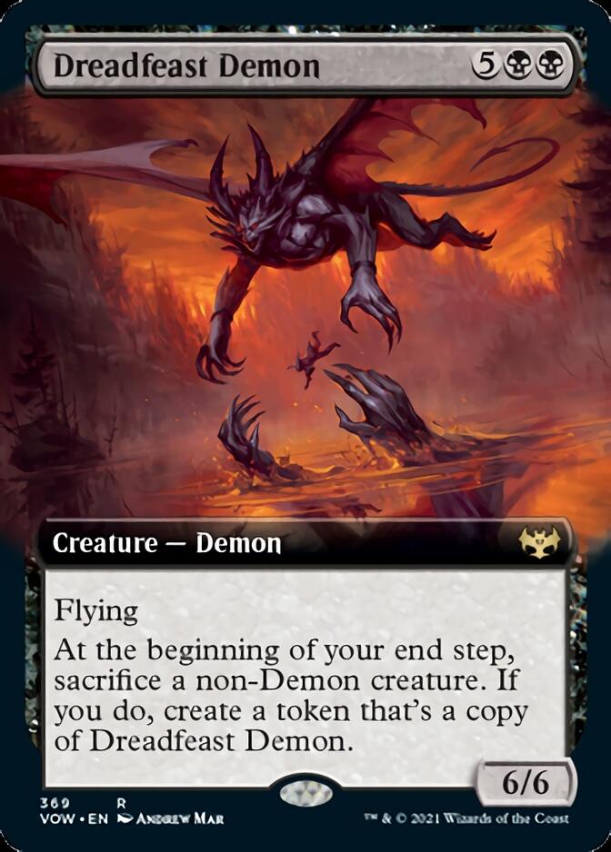Dreadfeast Demon (Extended) [Innistrad: Crimson Vow] | Gam3 Escape
