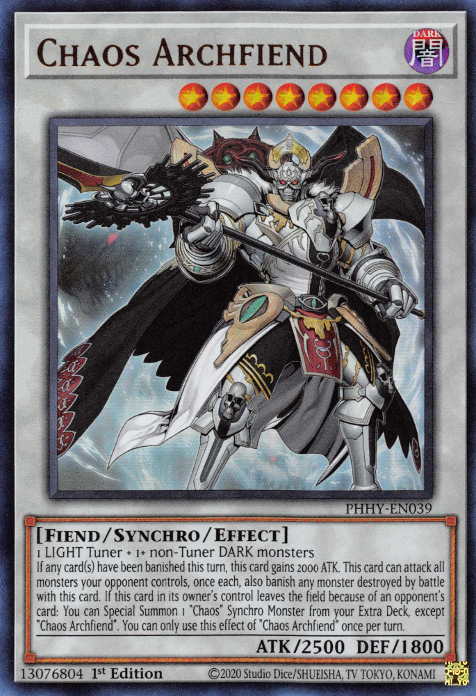 Chaos Archfiend [PHHY-EN039] Ultra Rare | Gam3 Escape