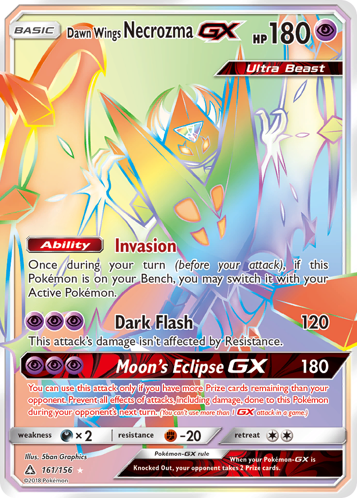 Dawn Wings Necrozma GX (161/156) [Sun & Moon: Ultra Prism] | Gam3 Escape