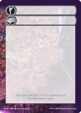Helper Card (3/9) [Kamigawa: Neon Dynasty Tokens] | Gam3 Escape