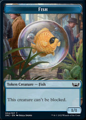 Fish // Citizen Double-sided Token [Streets of New Capenna Tokens] | Gam3 Escape