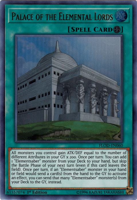 Palace of the Elemental Lords [FLOD-EN060] Ultra Rare | Gam3 Escape