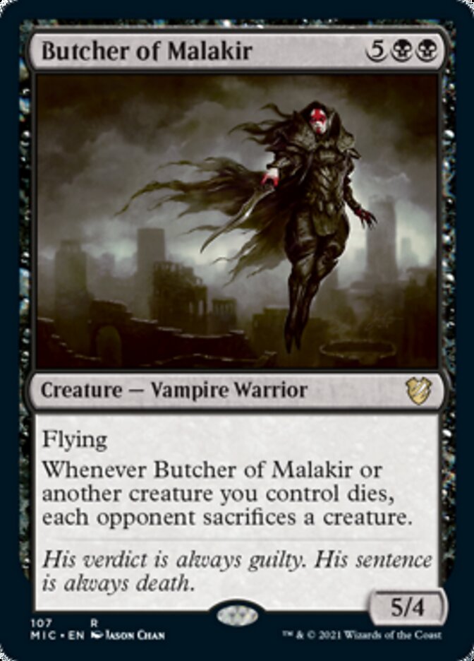 Butcher of Malakir [Innistrad: Midnight Hunt Commander] | Gam3 Escape