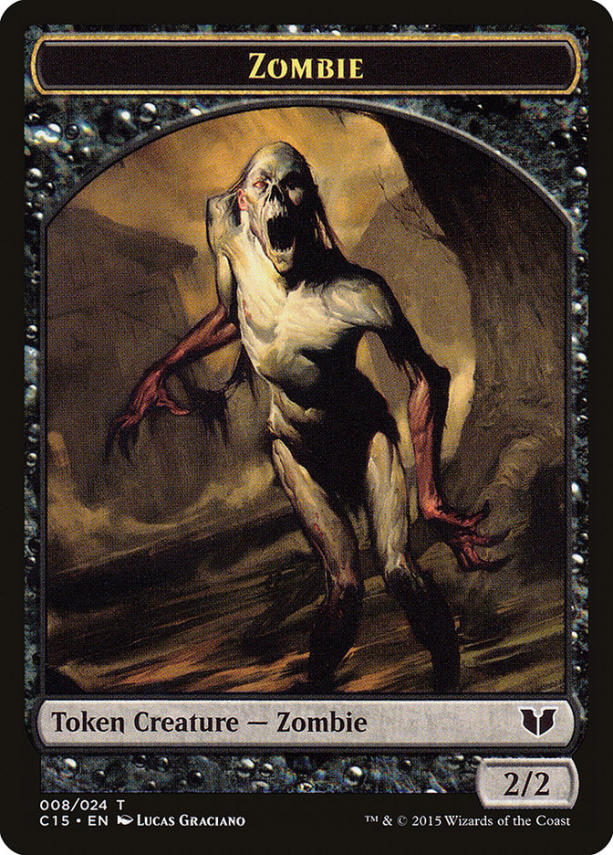 Germ // Zombie Double-Sided Token [Commander 2015 Tokens] | Gam3 Escape