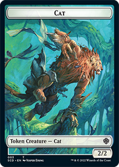 Saproling // Cat Double-Sided Token [Starter Commander Decks] | Gam3 Escape