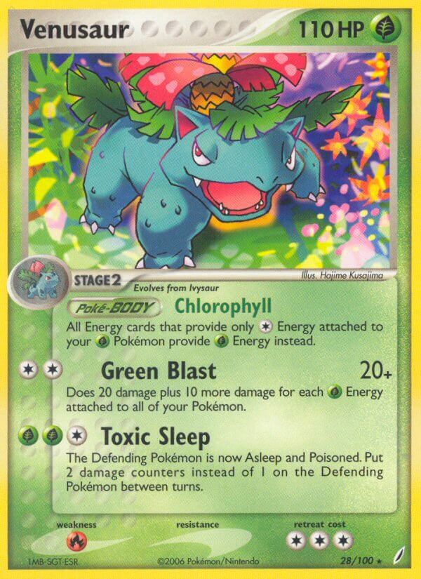 Venusaur (28/100) (Theme Deck Exclusive) [EX: Crystal Guardians] | Gam3 Escape