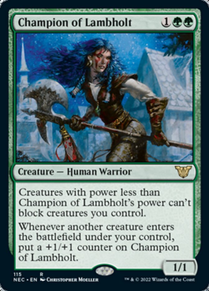 Champion of Lambholt [Kamigawa: Neon Dynasty Commander] | Gam3 Escape