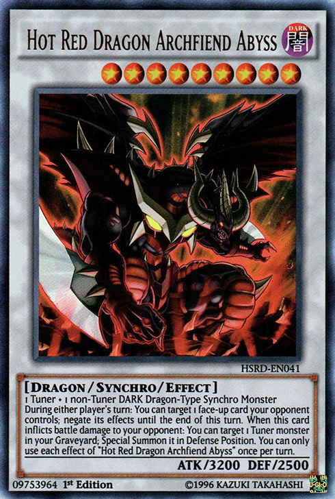 Hot Red Dragon Archfiend Abyss [HSRD-EN041] Ultra Rare | Gam3 Escape