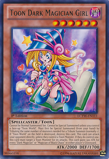 Toon Dark Magician Girl [LCYW-EN111] Rare | Gam3 Escape