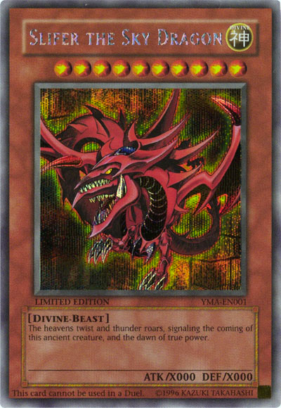 Slifer the Sky Dragon [YMA-EN001] Secret Rare | Gam3 Escape