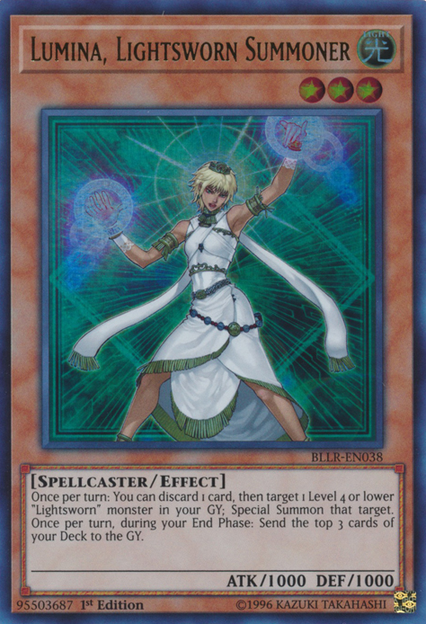 Lumina, Lightsworn Summoner [BLLR-EN038] Ultra Rare | Gam3 Escape