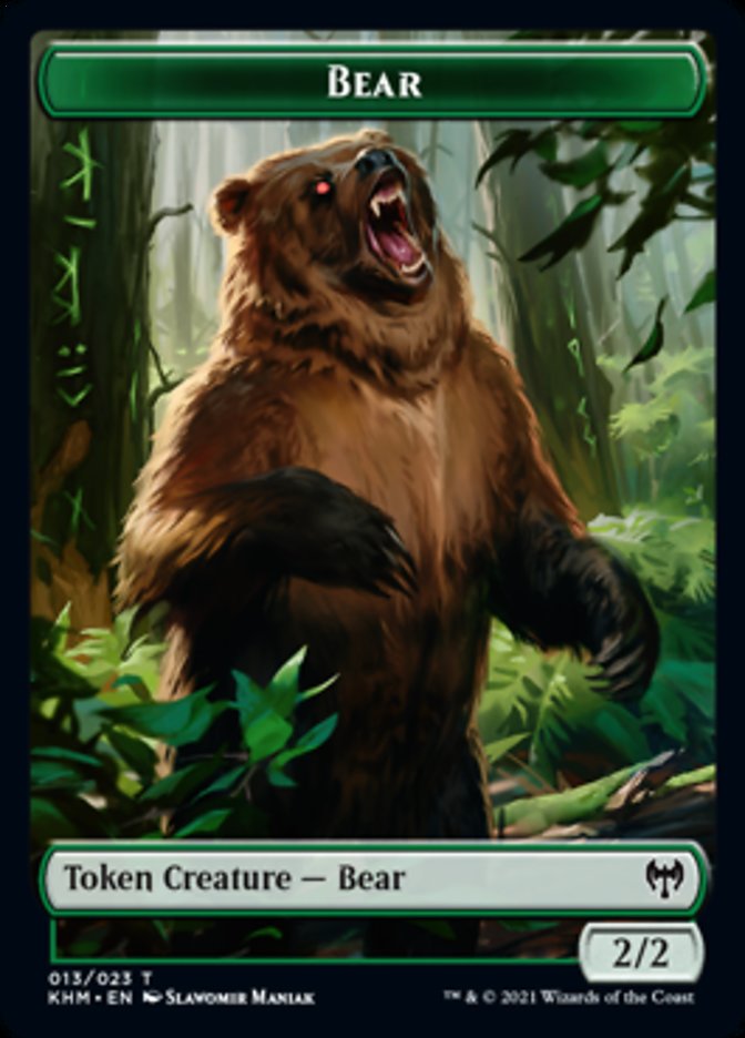 Bear Token [Kaldheim] | Gam3 Escape