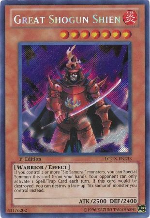 Great Shogun Shien [LCGX-EN233] Secret Rare | Gam3 Escape