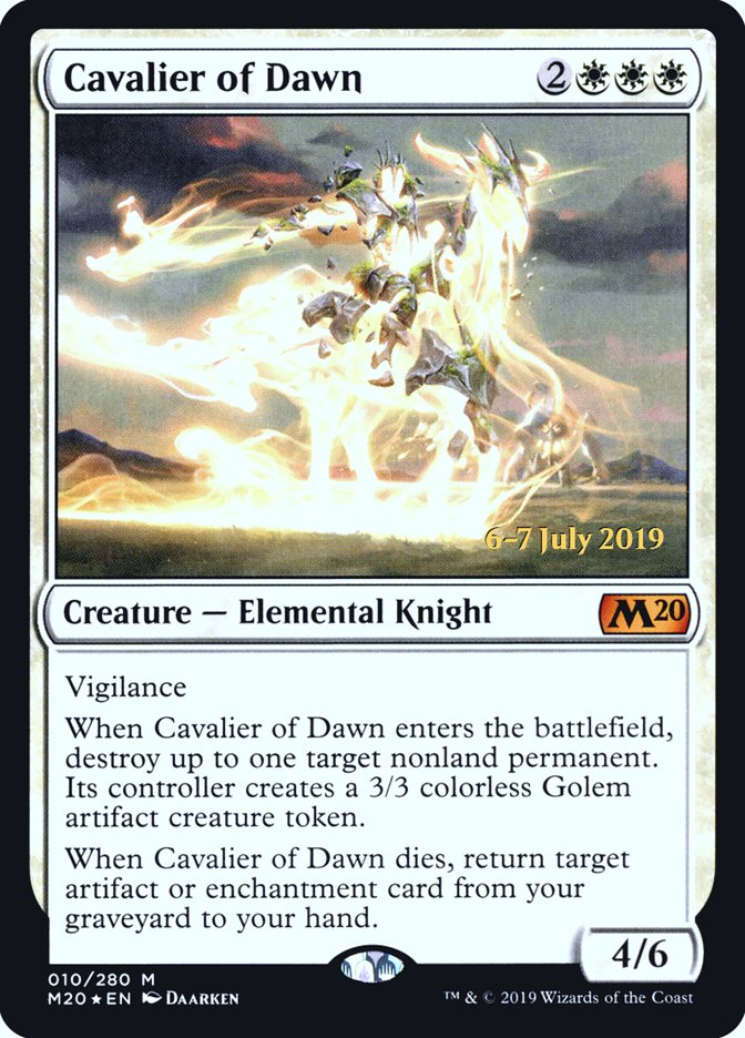 Cavalier of Dawn  [Core Set 2020 Prerelease Promos] | Gam3 Escape