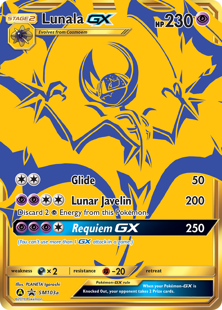 Lunala GX (SM103a) [Sun & Moon: Black Star Promos] | Gam3 Escape