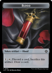 Blood // Vampire (0004) Double-Sided Token [The Lost Caverns of Ixalan Commander Tokens] | Gam3 Escape