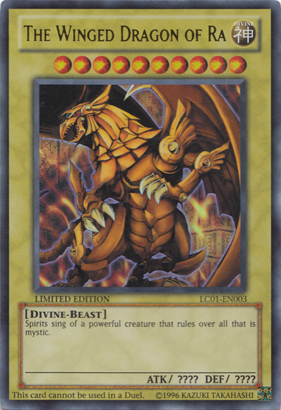 The Winged Dragon of Ra [LC01-EN003] Ultra Rare | Gam3 Escape